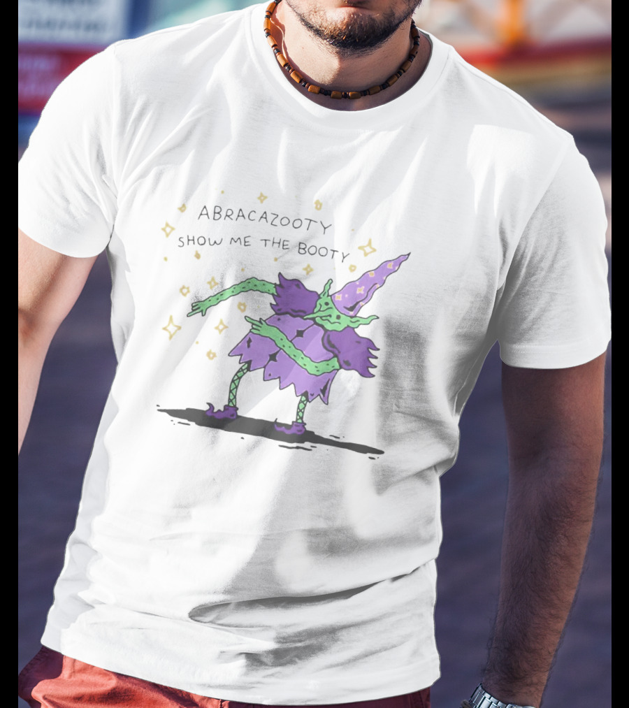 Abracazooty Show Me The Booty Wizard Dabbing With Stars T-Shirt