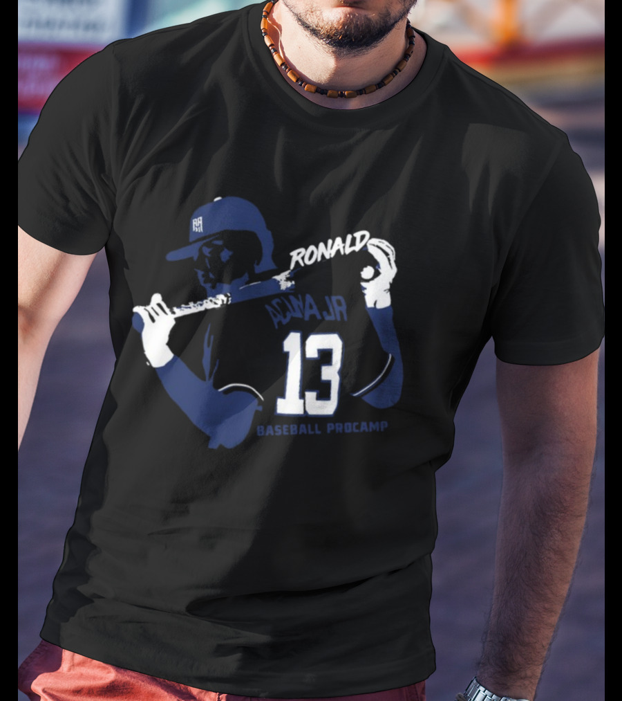 Ronald Acuna Jr 13 Baseball Procamp T-Shirt