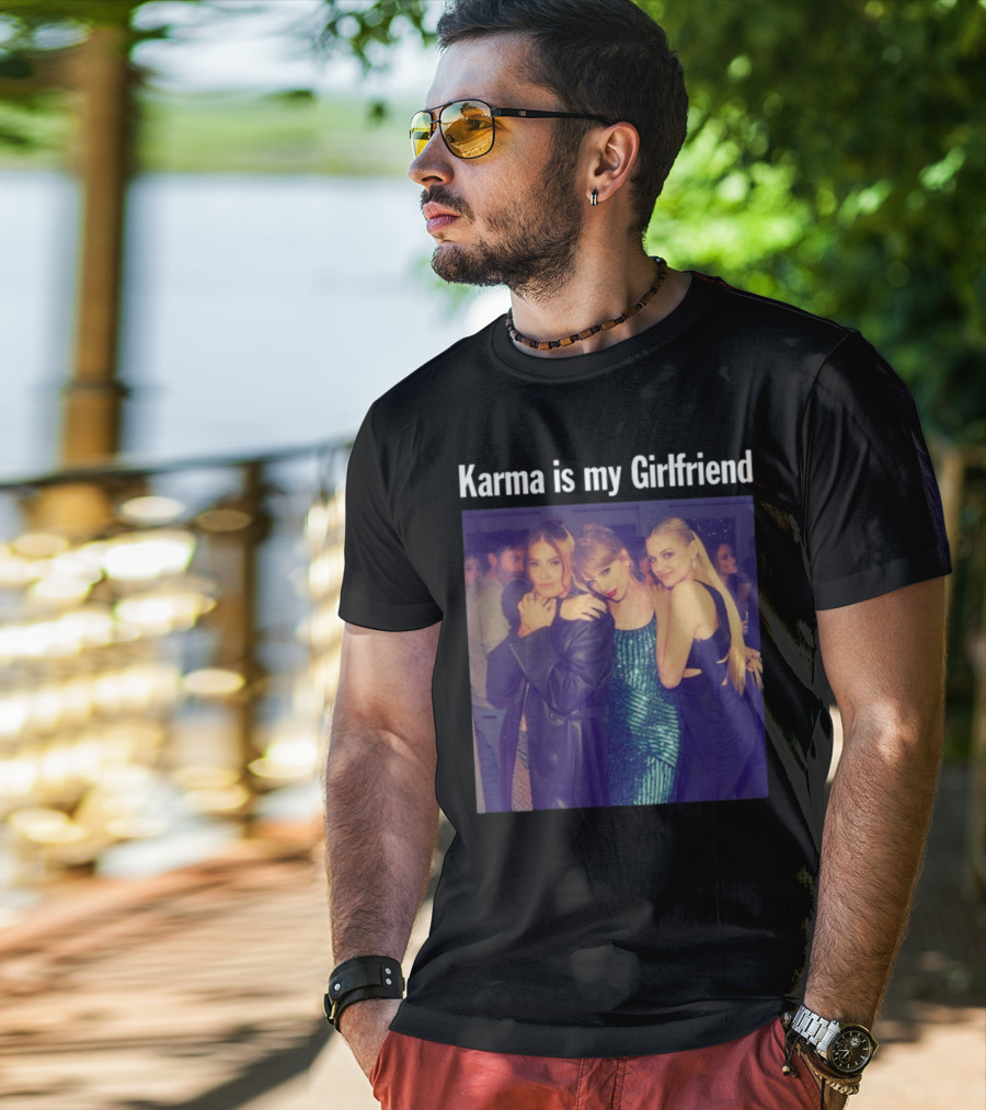 Karma Is My Girlfriend Taylor Green Blue Dress T-Shirt