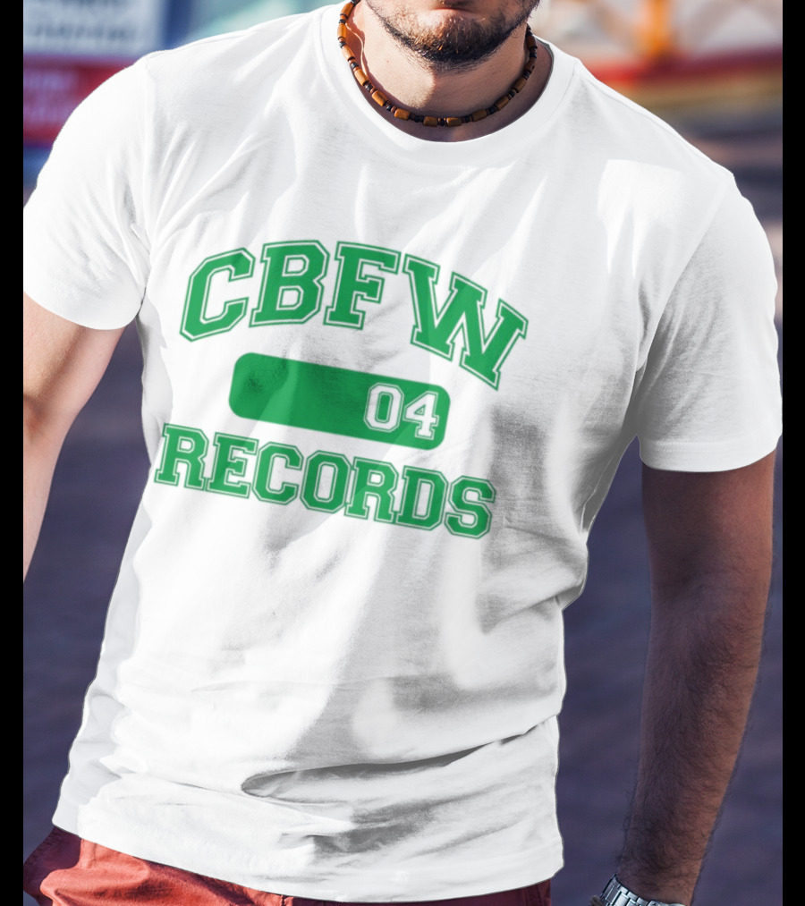 1Millthebrand CBFW 04 Records Merch T-Shirt