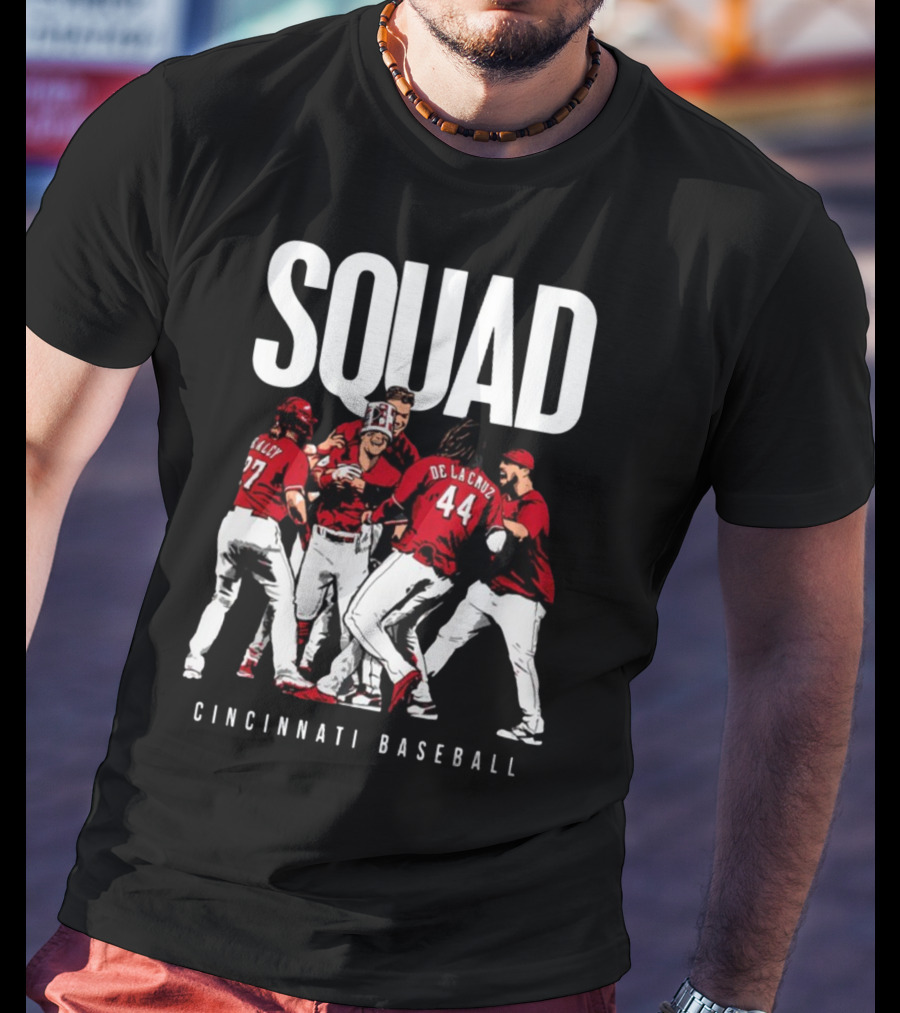 SQUAD Cincinnati Baseball Team T-Shirt