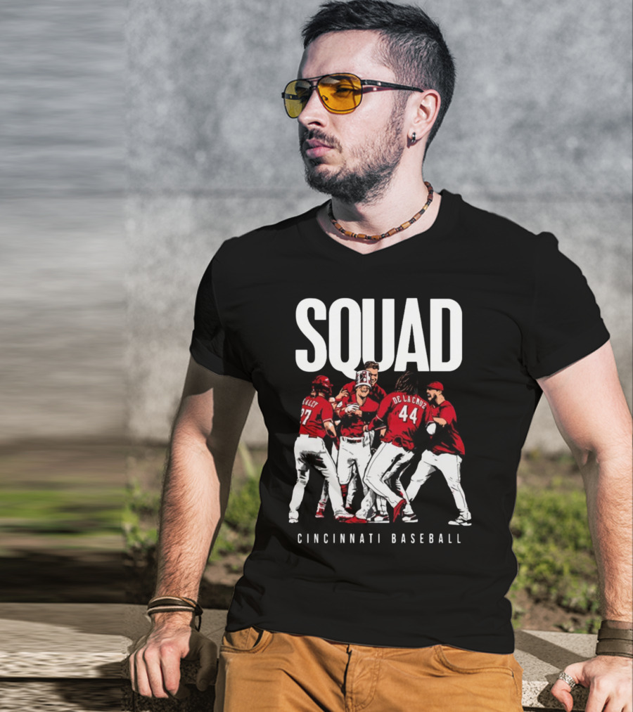 SQUAD Cincinnati Baseball Team T-Shirt