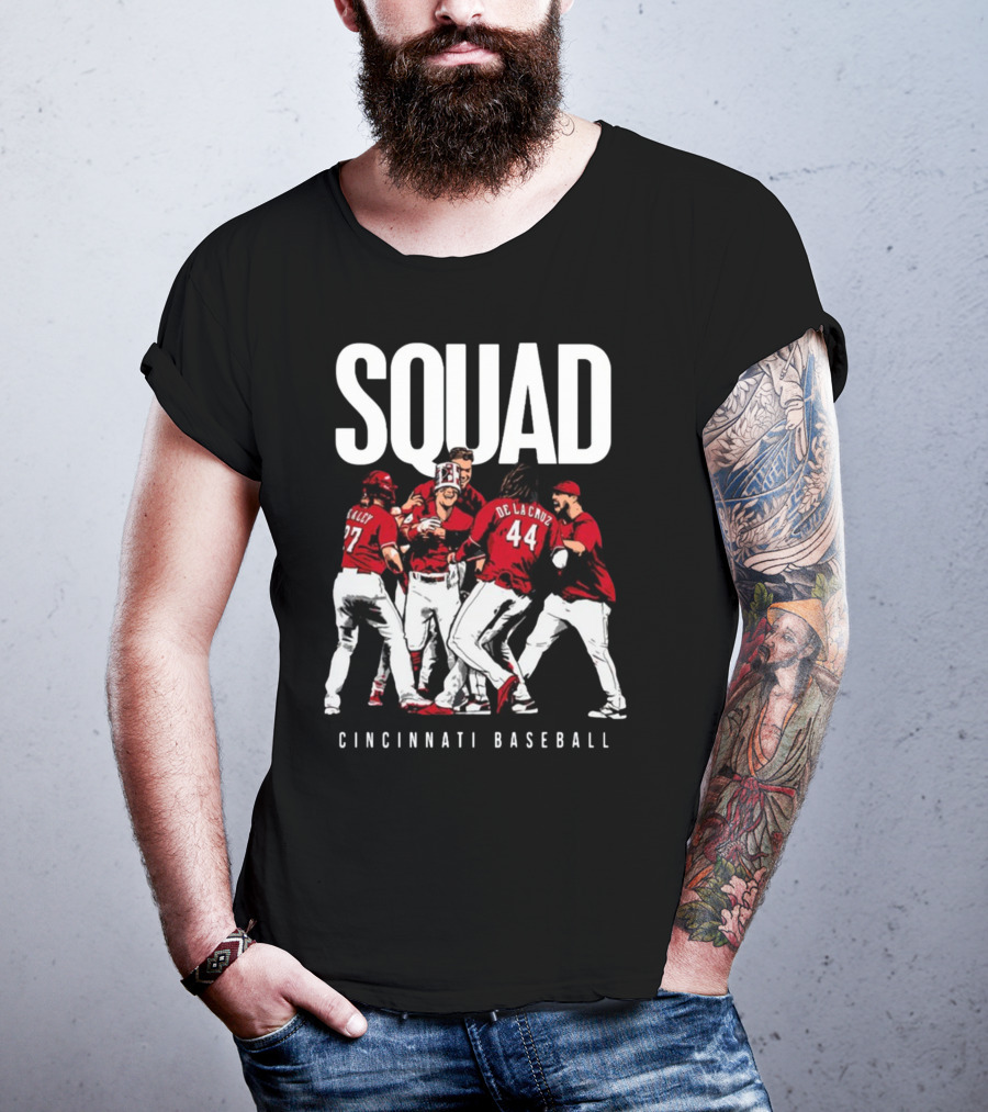 SQUAD Cincinnati Baseball Team T-Shirt
