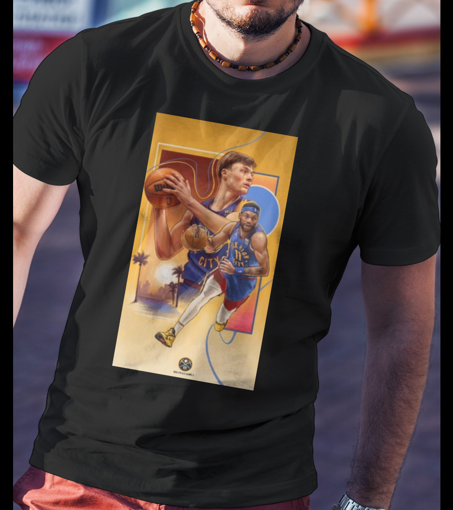 Denver Nuggets Bruce And Christian City Edition Basketball T-Shirt