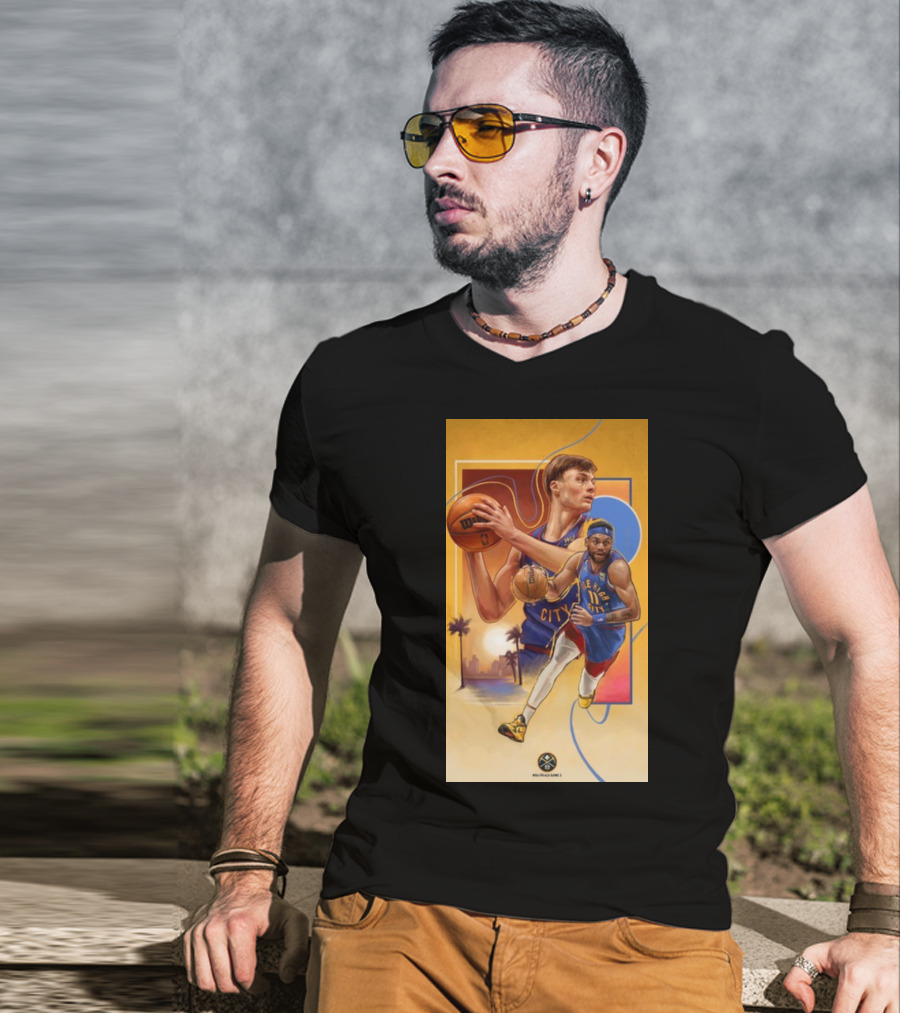 Denver Nuggets Bruce And Christian City Edition Basketball T-Shirt