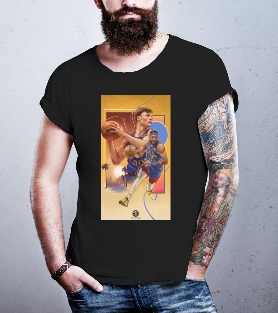 Denver Nuggets Bruce And Christian City Edition Basketball T-Shirt