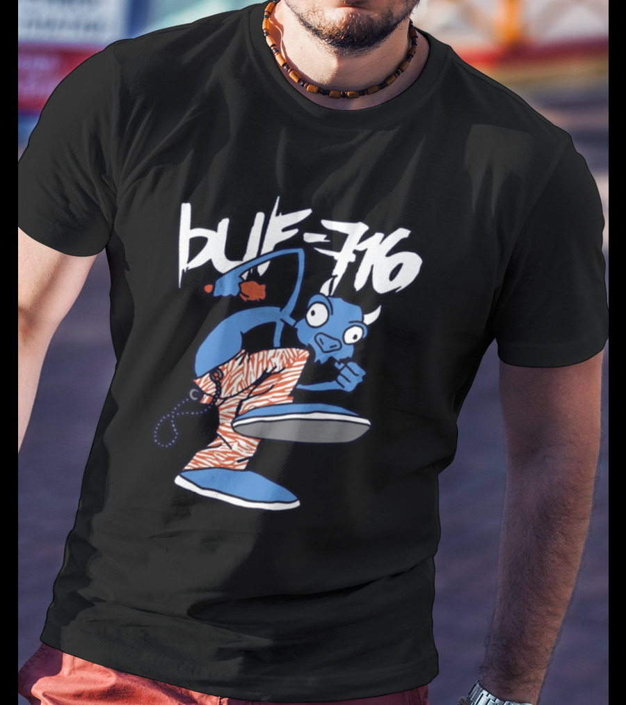 BUF 716 Martial Arts Buffalo Character T-Shirt