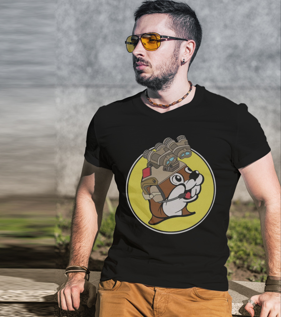 Fountainvalleypd Night Vision Beaver Tactical Headset T-Shirt