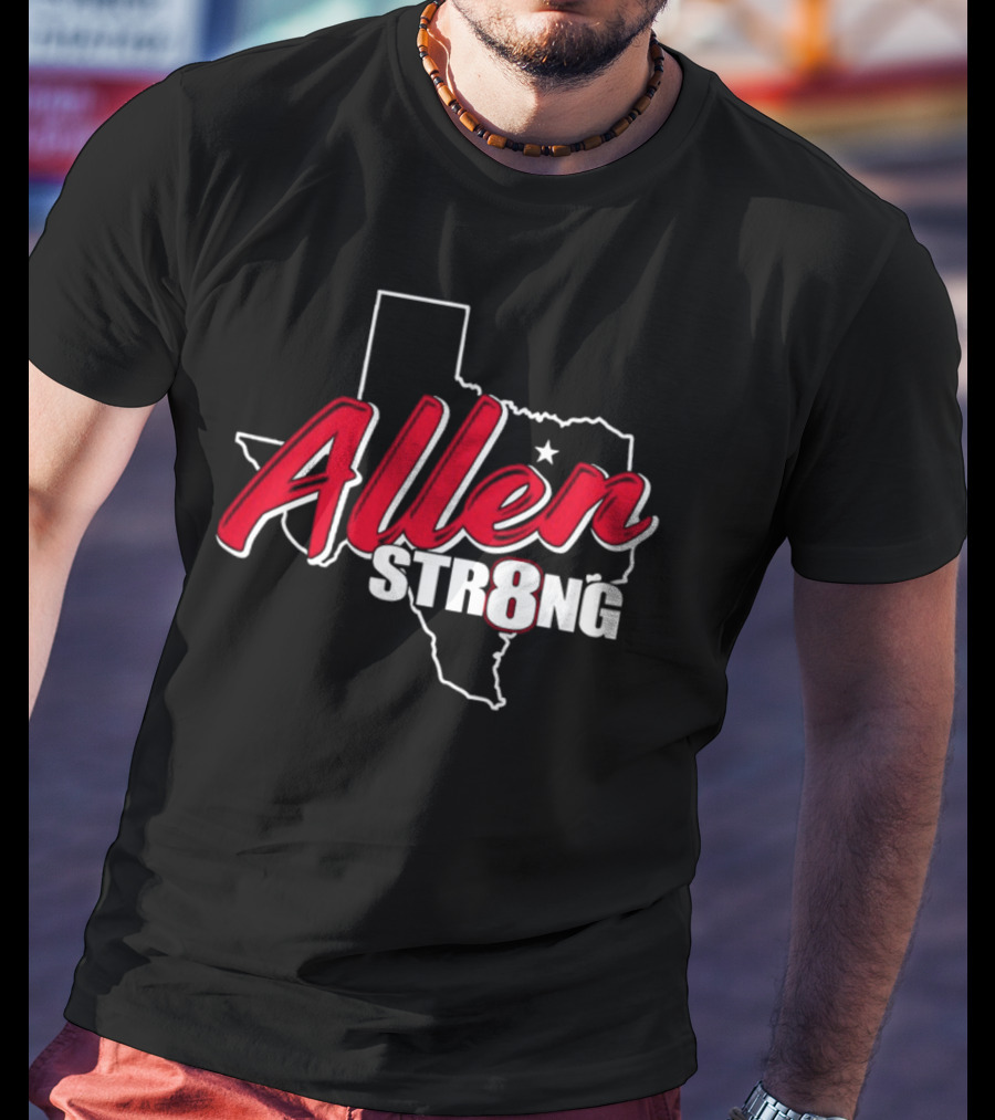 Allen STR8NG Texas Outline T-Shirt