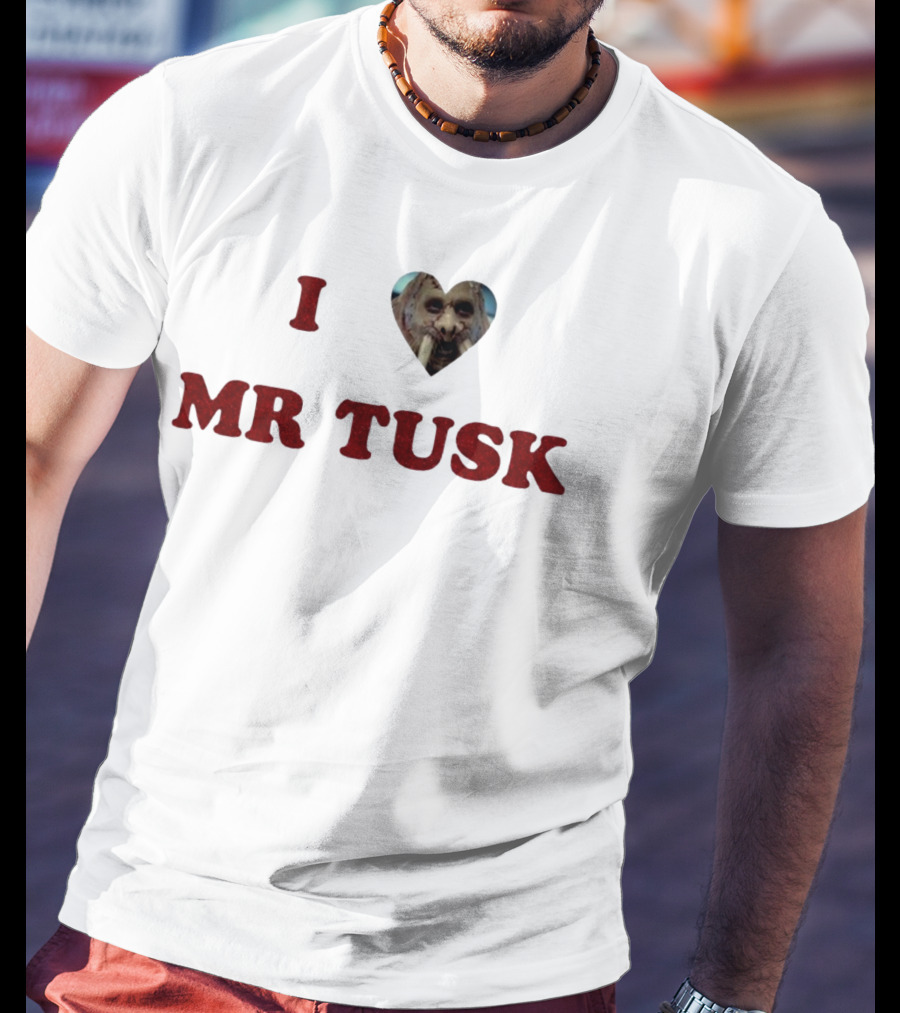 I Heart Mr Tusk Walrus Face T-Shirt