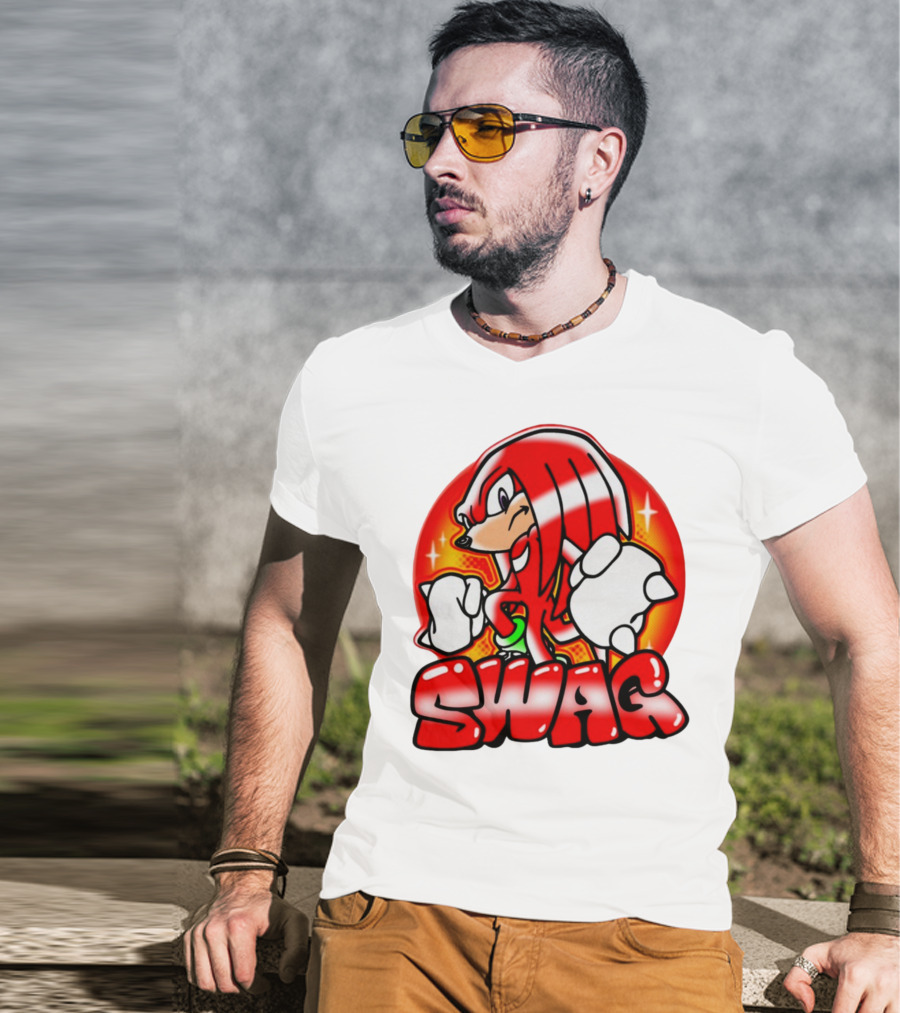 Mamono World Swaggles SWAG Red Character Power T-Shirt