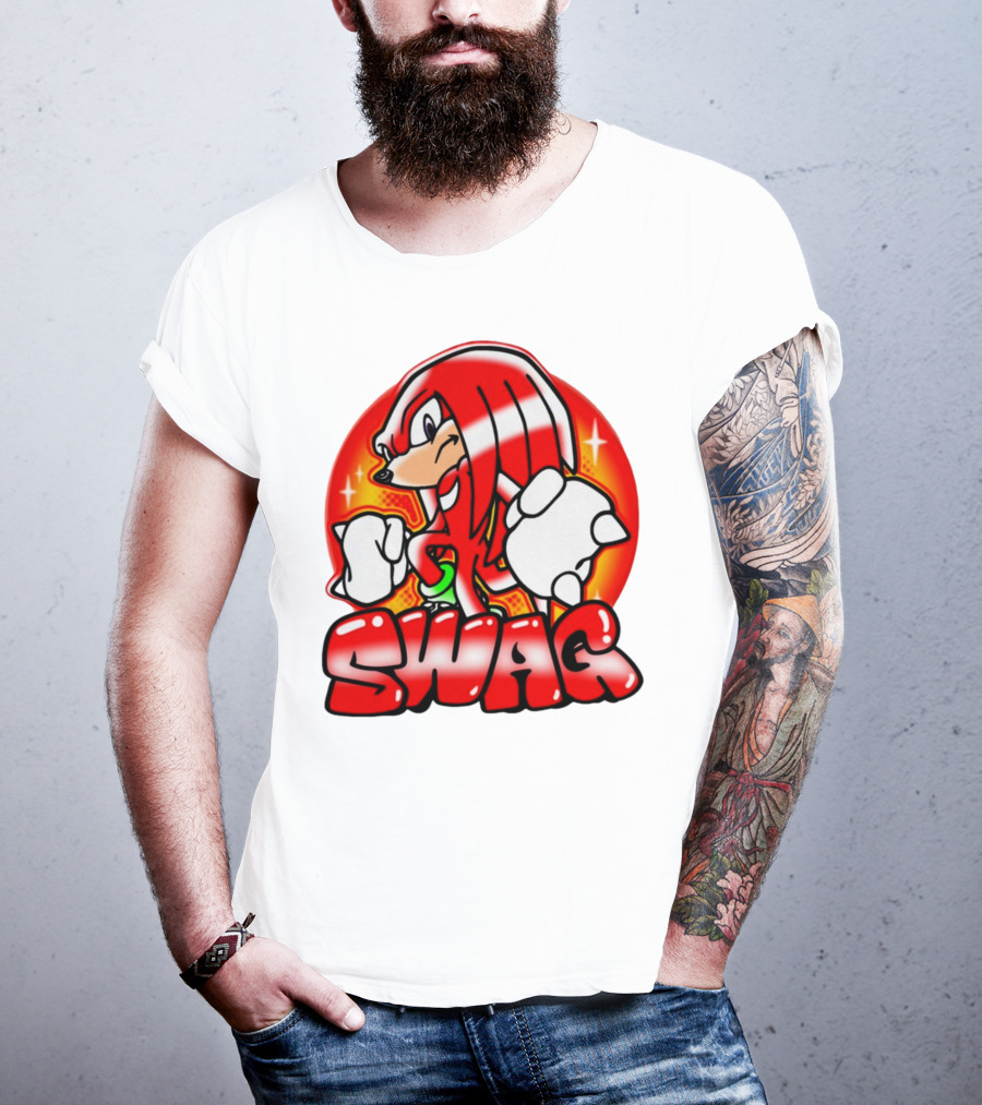 Mamono World Swaggles SWAG Red Character Power T-Shirt