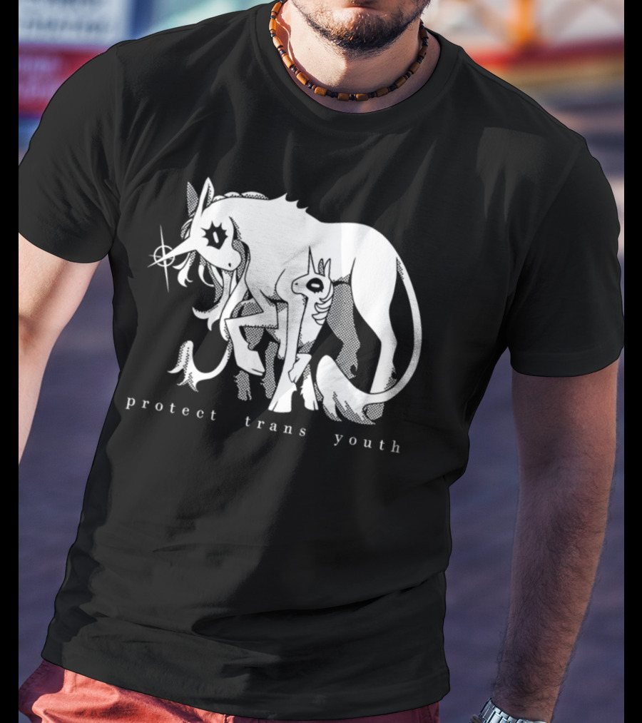 Protect Trans Youth Unicorn Support T-Shirt