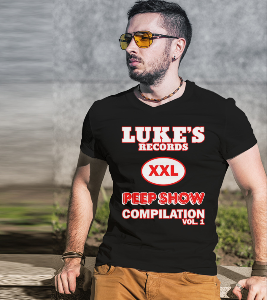 Luke's Records Xxl Peep Show Compilation Vol 1 T-Shirt