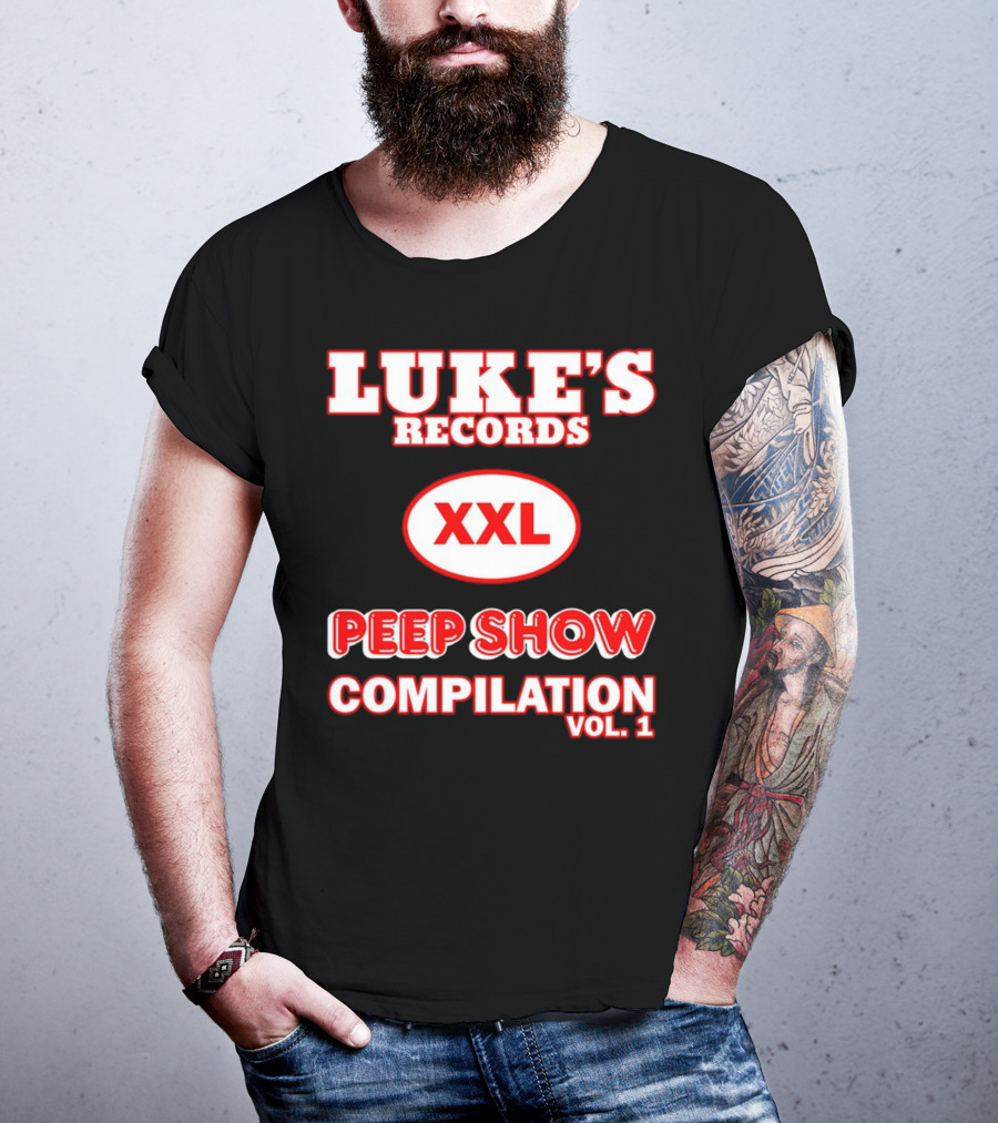 Luke's Records Xxl Peep Show Compilation Vol 1 T-Shirt