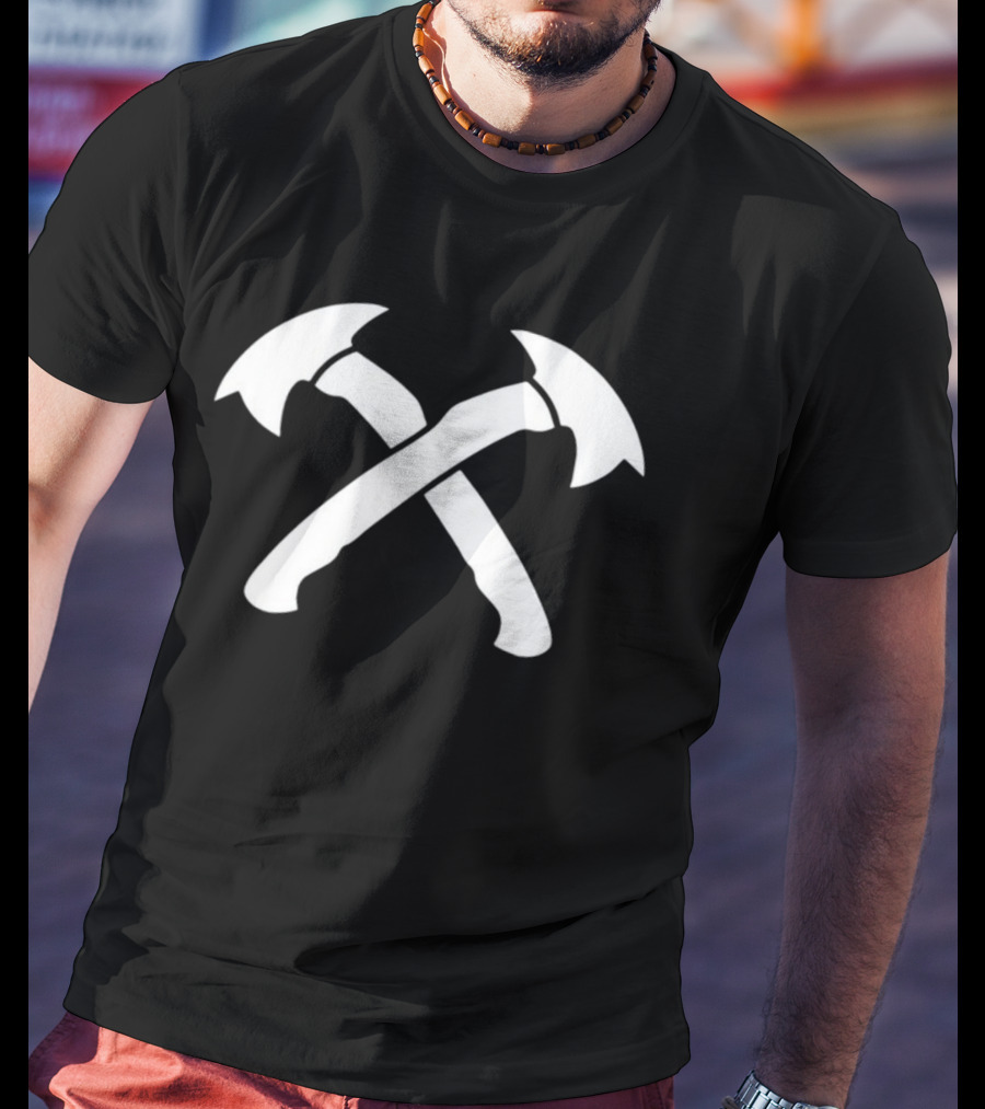 Joe Rogan The Terminal List Tomahawk Crossed Axes T-Shirt