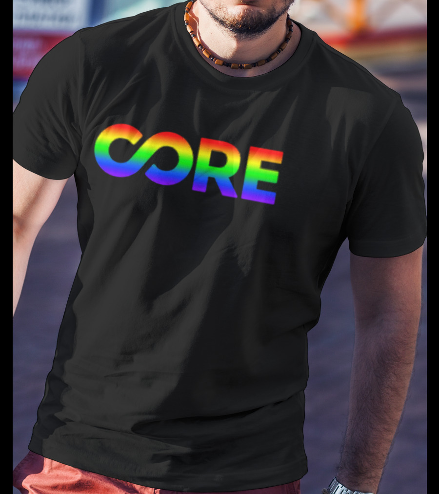 CORE Community Organized Relief Effort Pride Rainbow T-Shirt