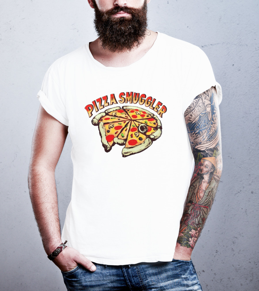 Pizza Smuggler Slices Comic T-Shirt