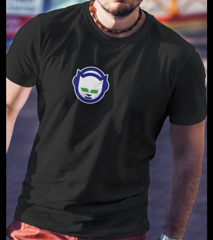 Frank Ocean Napster Cat Logo Emblem T-Shirt