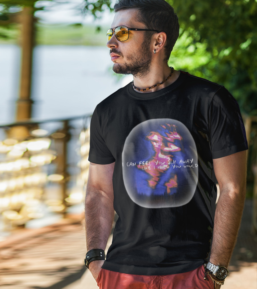 I Can Feel You Slip Away Like I Knew You Would Blurry Abstract Hand And Figure T-Shirt