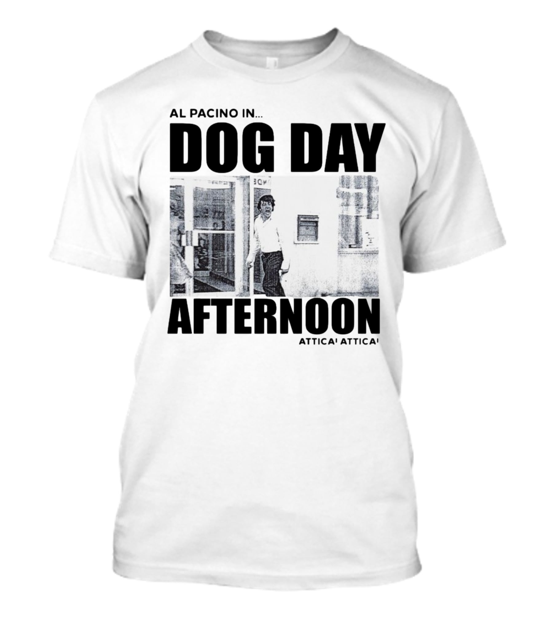 Al Pacino In Dog Day Afternoon Attica Scene T-Shirt