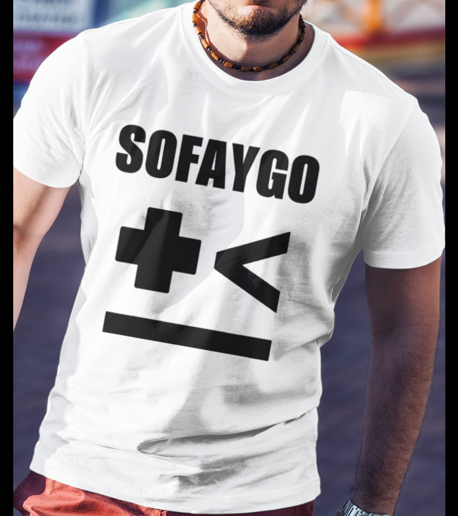 SOFAYGO Impact Plus Minus Less Equal T-Shirt