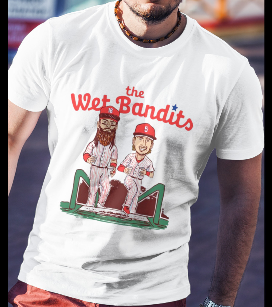 The Wet Bandits Baseball Players 16 And 5 Duo T-Shirt