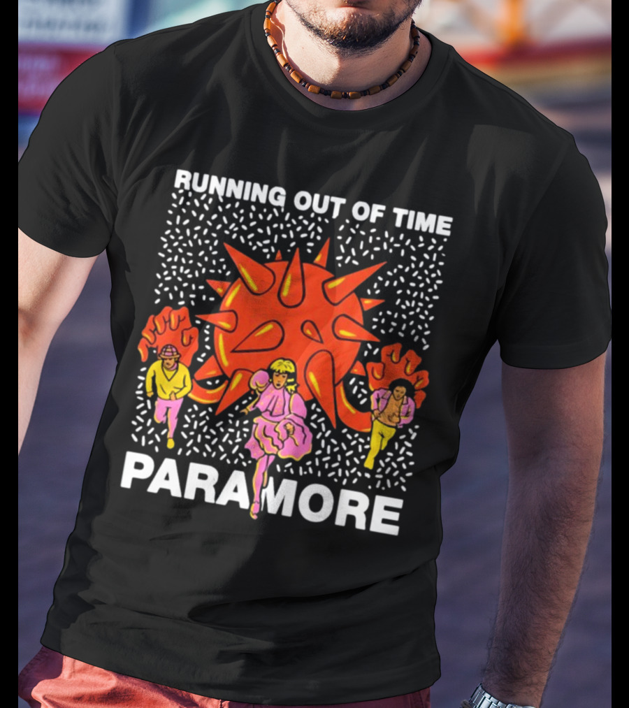 Running Out Of Time Paramore Bold Retro T-Shirt