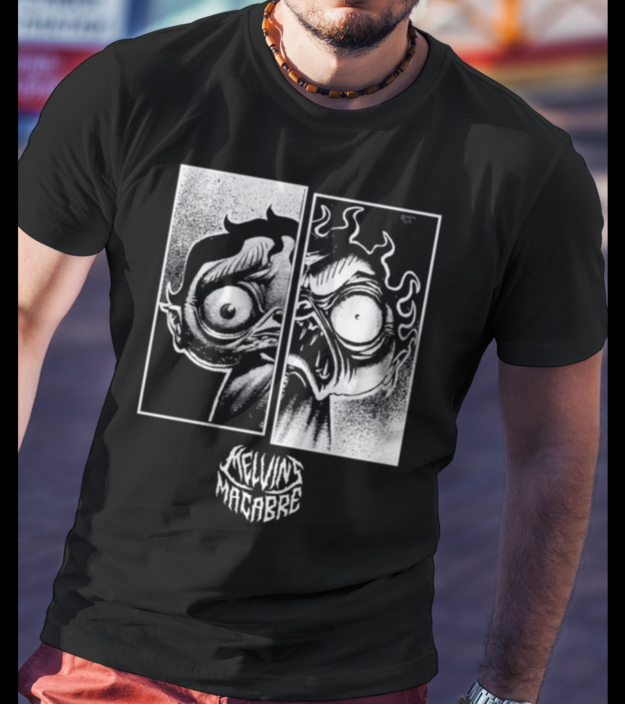Melvin's Macabre Comic Horror Expression T-Shirt