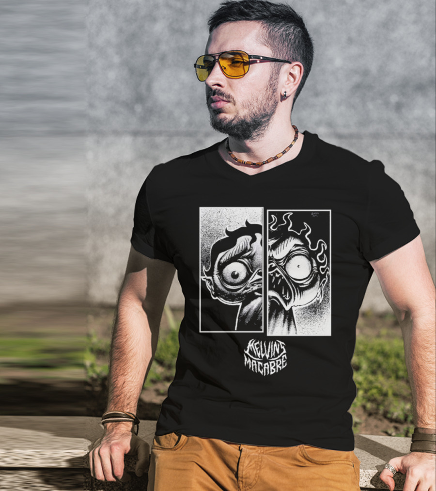 Melvin's Macabre Comic Horror Expression T-Shirt