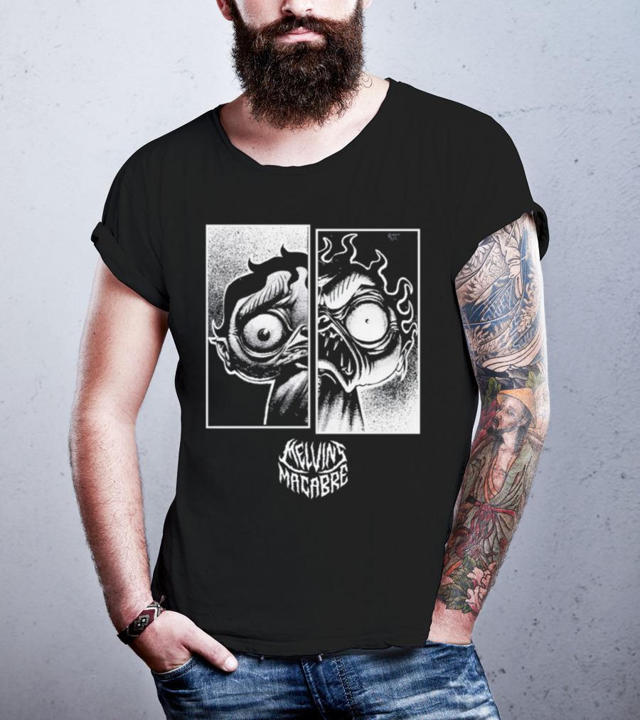 Melvin's Macabre Comic Horror Expression T-Shirt