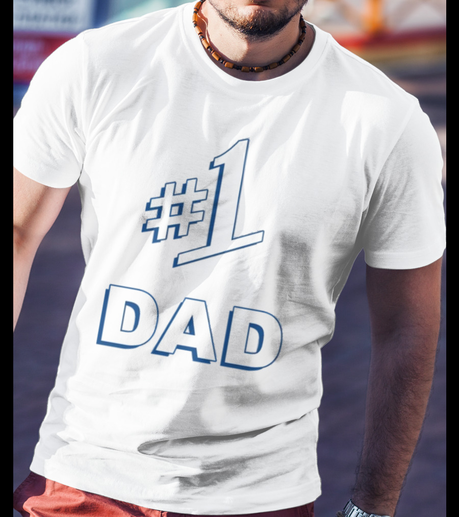 1 Dad Father's Day Gift Idea T-Shirt