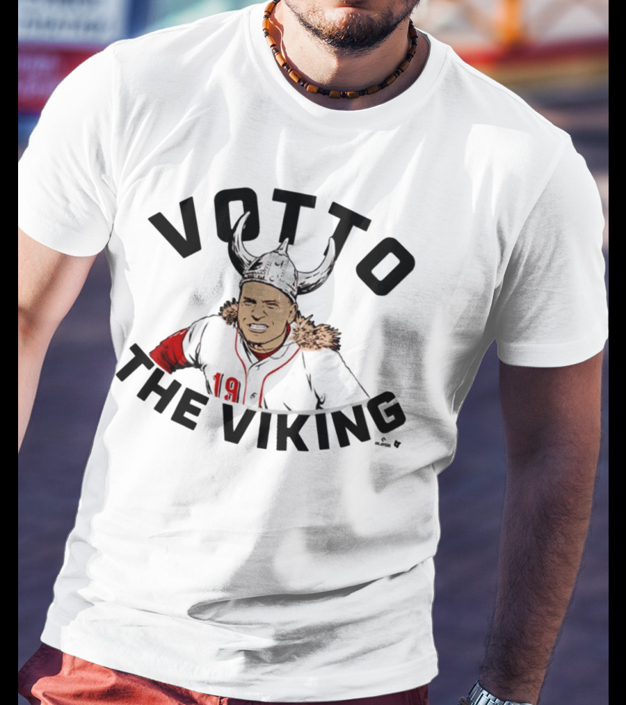 Cincinnati Reds Joey Votto Votto The Viking T-Shirt