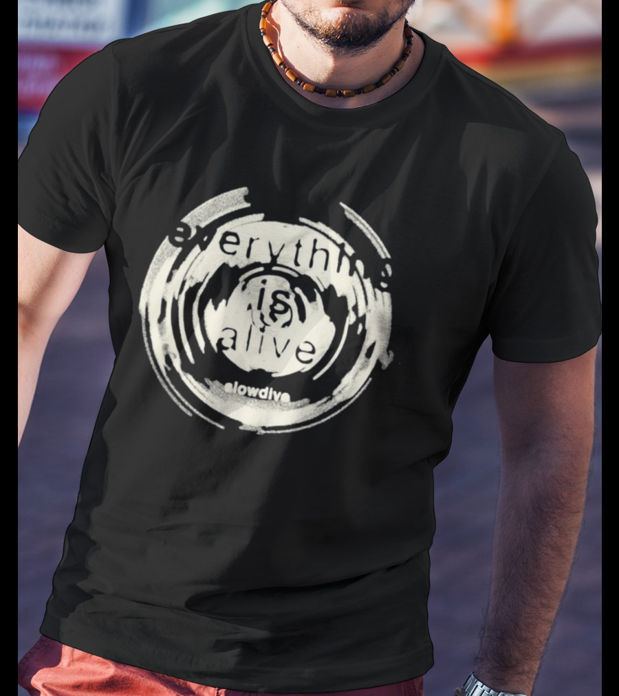 Everything Is Alive Slowdive Album Cover T-Shirt