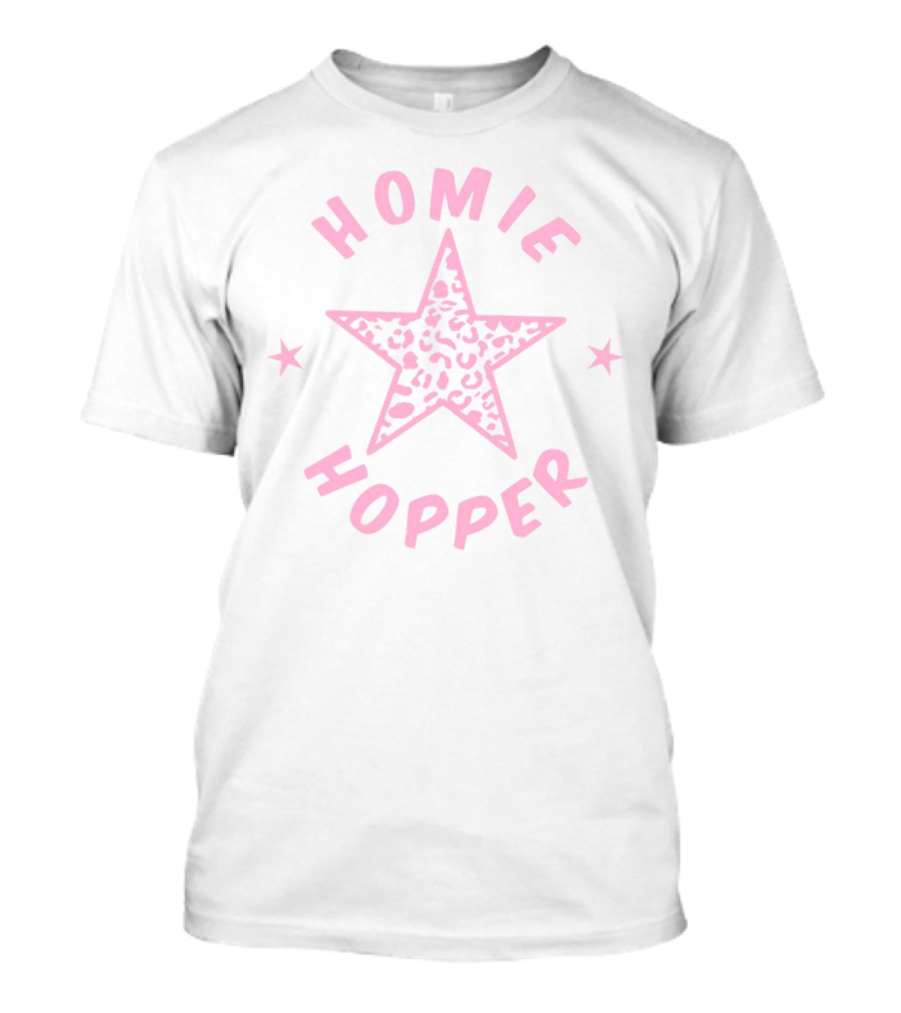 Homie Hopper Leopard Print Star T-Shirt