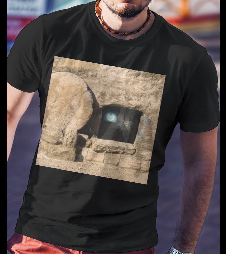 Reboot Van Cave With Stone Doorway And Tech Screen T-Shirt