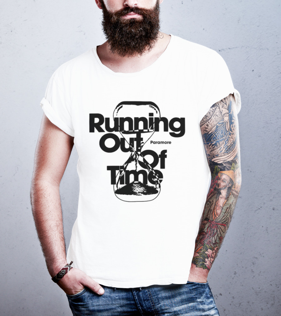 Paramore Running Out Of Time Hourglass T-Shirt