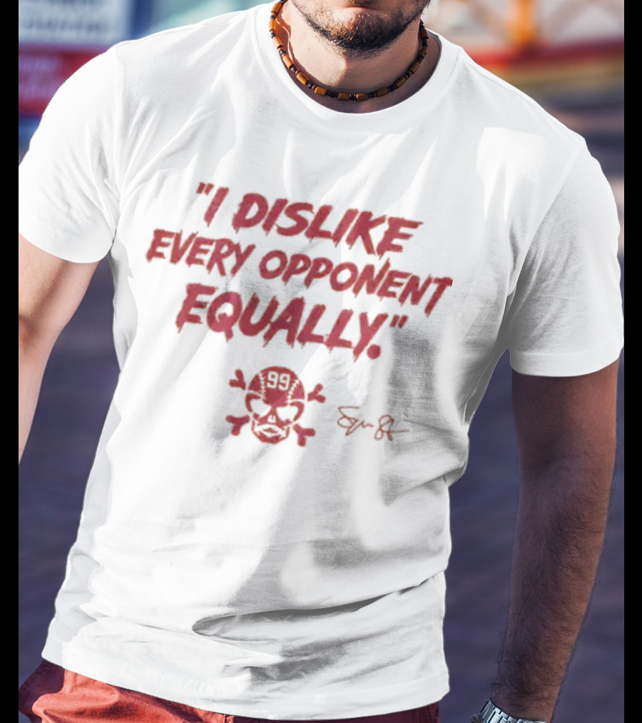 I Dislike Every Opponent Equally 99 Skull Сергей Базаревич T-Shirt