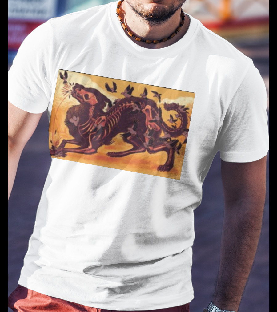 I Lost My Head Again Skeleton Wolves Corvus Ravens T-Shirt