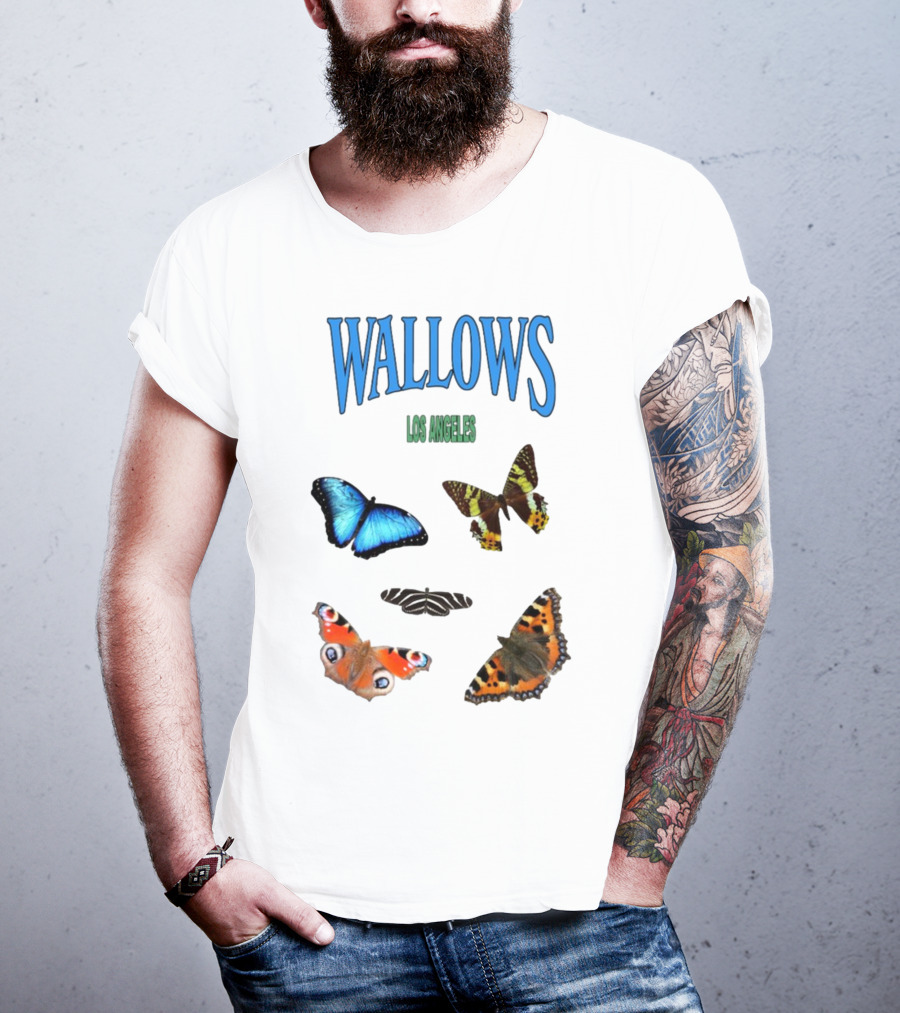 Wallows Los Angeles Butterflies T-Shirt