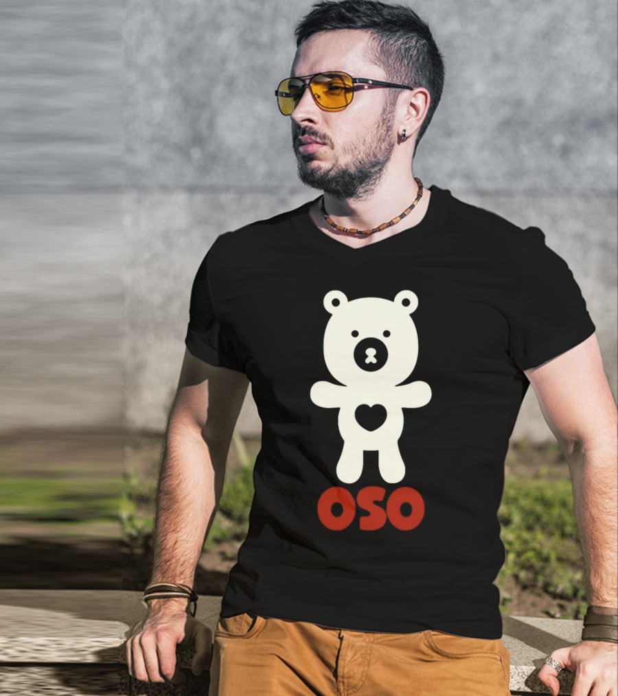 Wicked Naughty Oso Gay Bear Heart T-Shirt