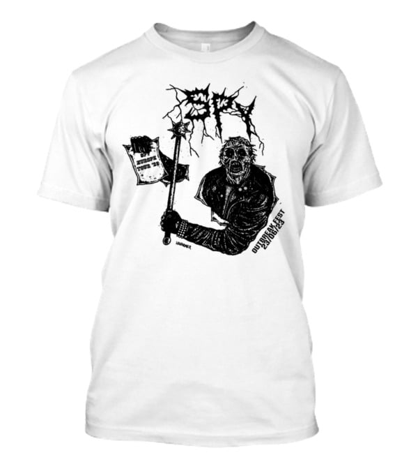 Spy Worldwide Outbreak Fest 23-06/25 Metal Zombie T-Shirt