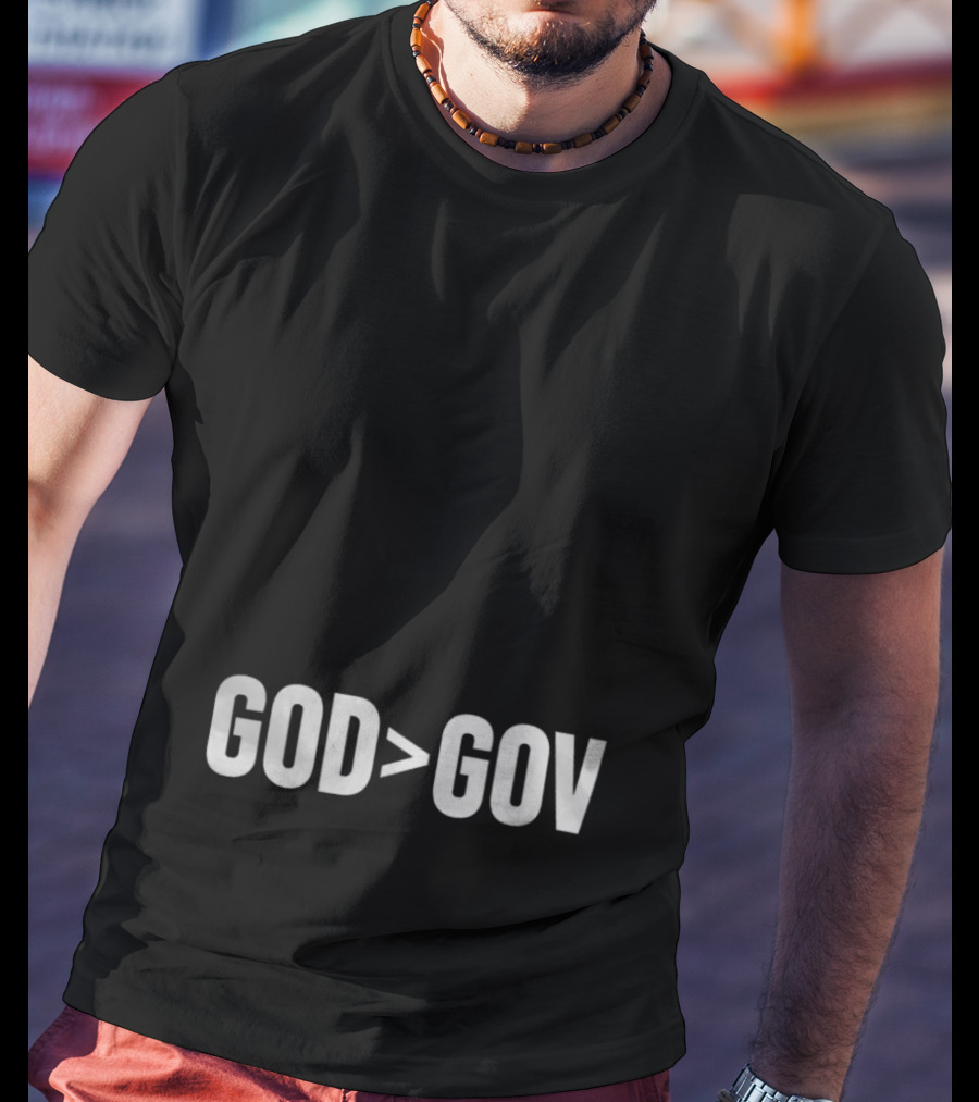 Tpusa Merch God Greater Than Gov T-Shirt