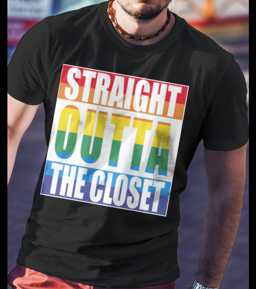 Noah Schnapp Straight Outta The Closet Rainbow T-Shirt