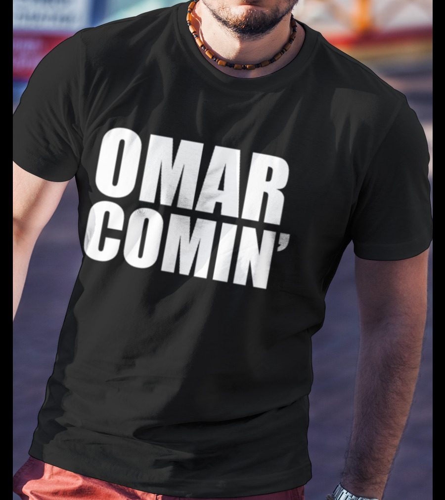 The Cure Wearing Omar Comin' Text T-Shirt