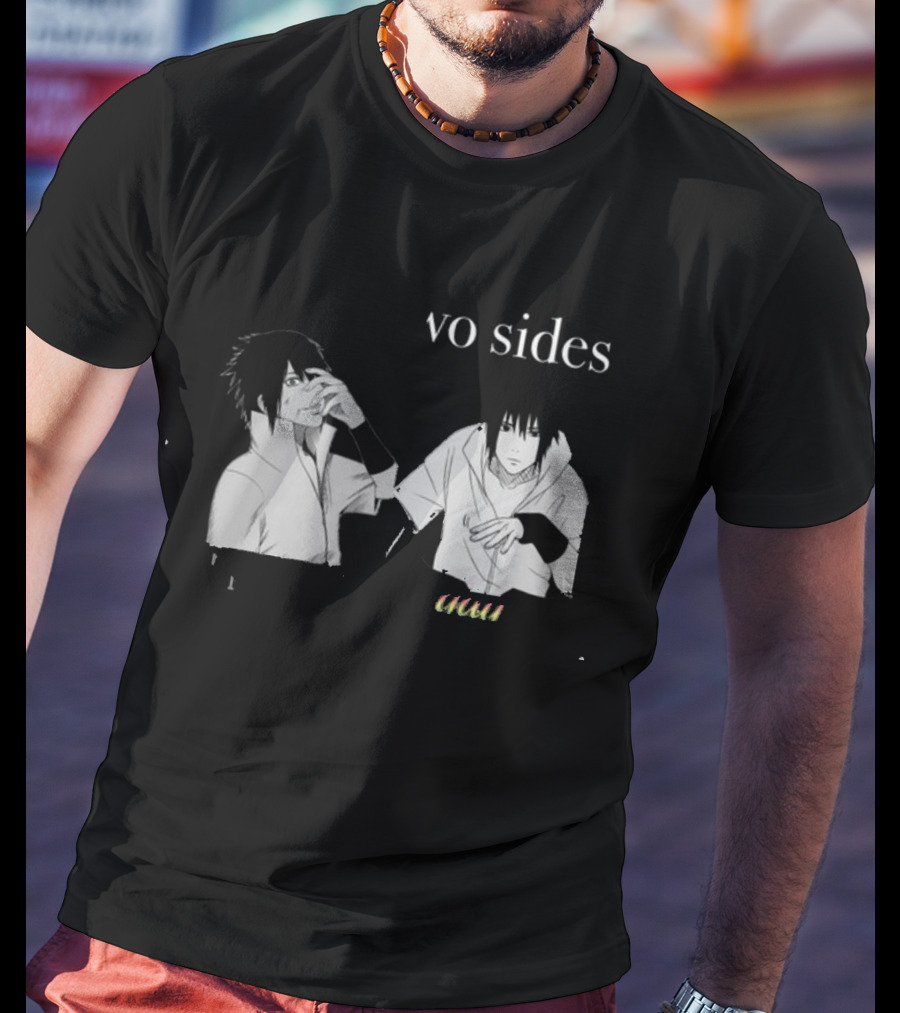 I Have Two Sides Mentally Unstable Gay Anime Character Contrasts T-Shirt