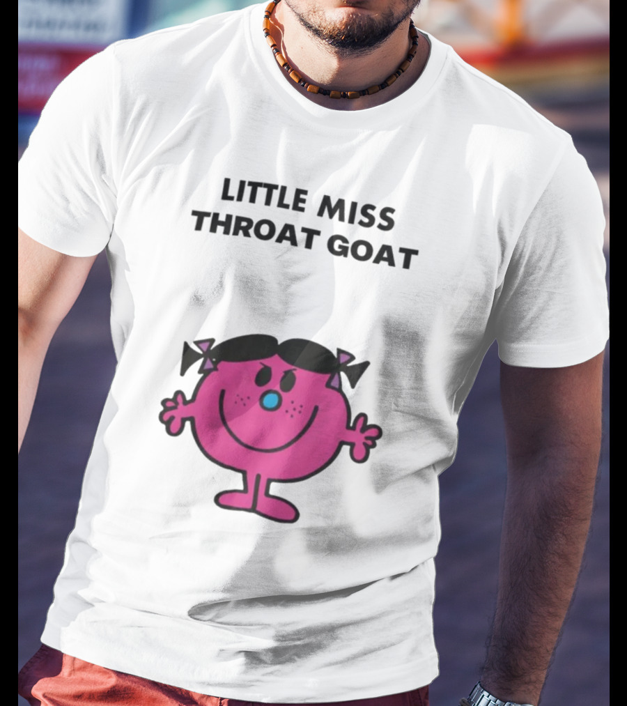 Little Miss Throat Goat Mr. Men T-Shirt