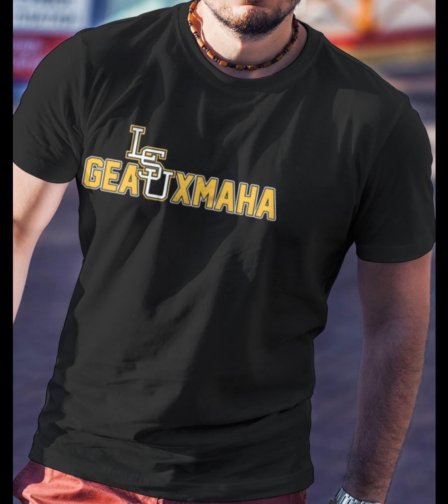 LSU Geaux Maha Baseball Omaha T-Shirt