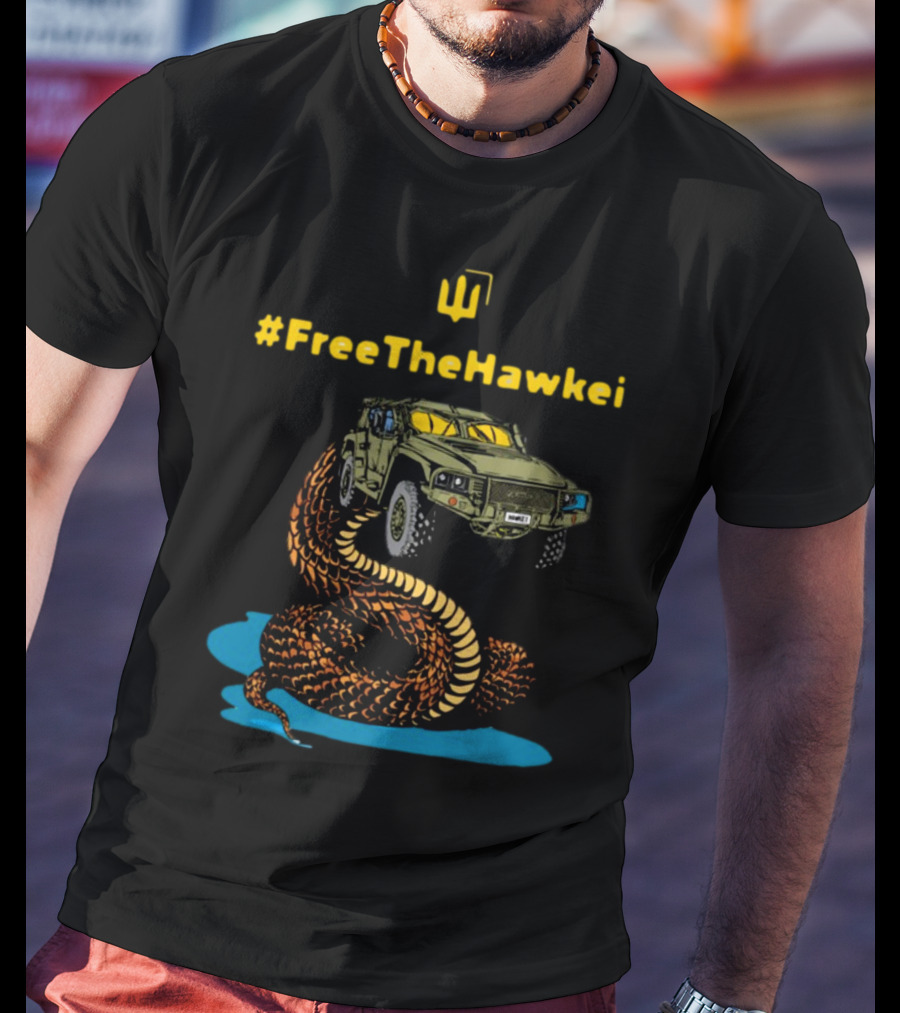 FreeTheHawkei Military Vehicle Coiled Snake T-Shirt