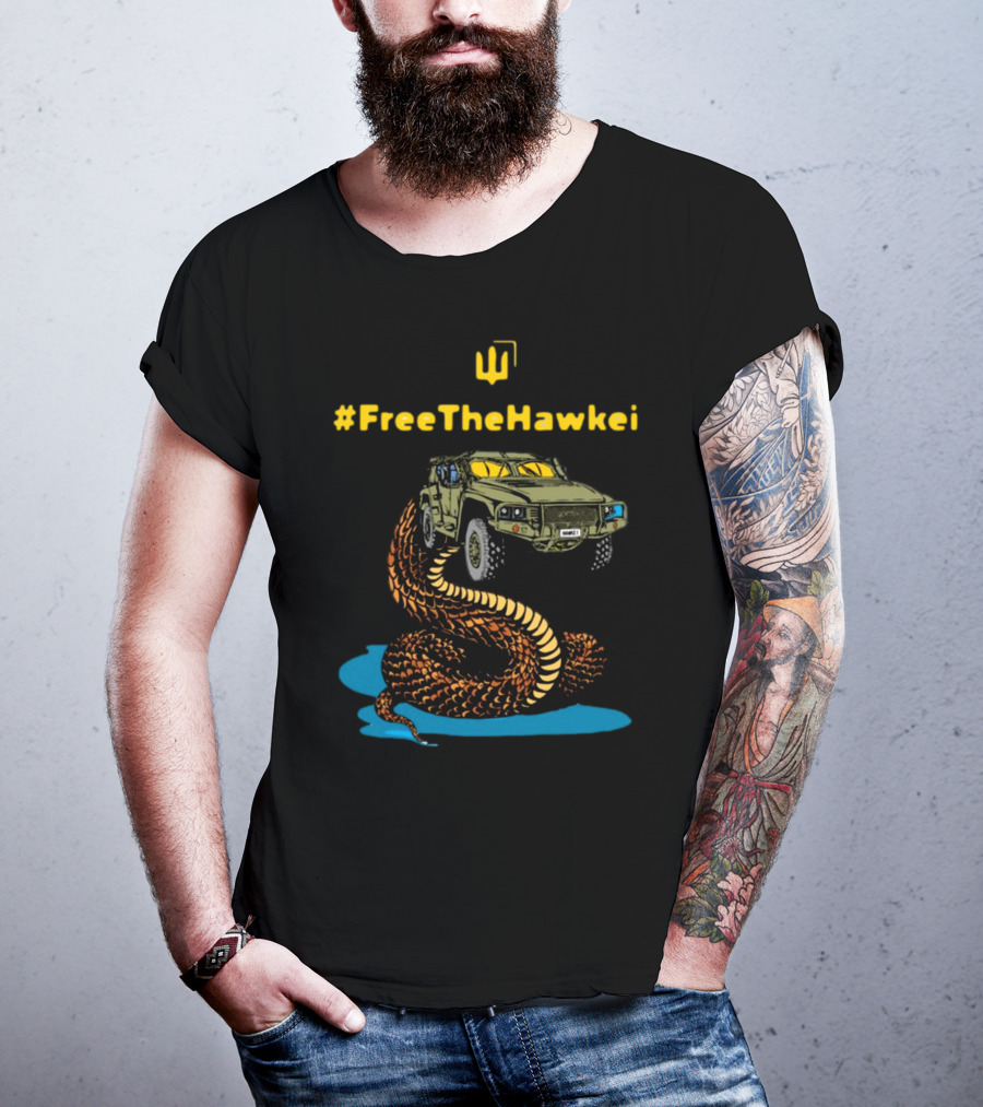 FreeTheHawkei Military Vehicle Coiled Snake T-Shirt